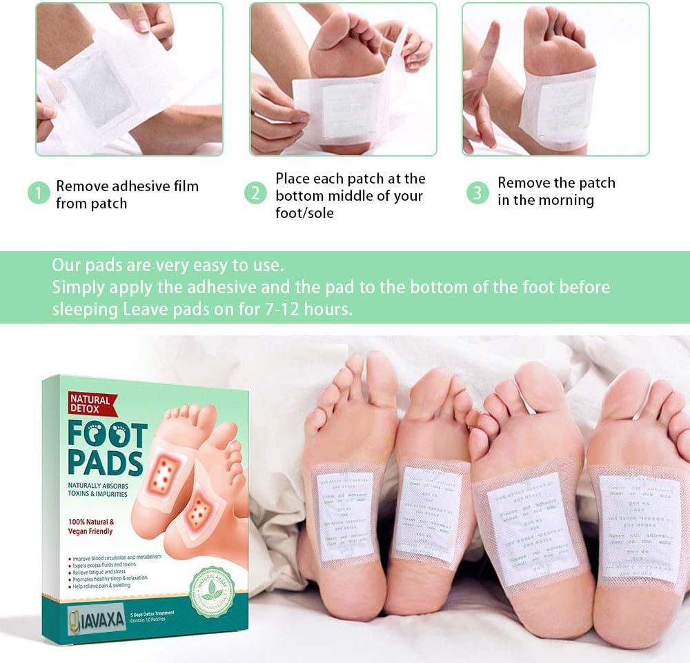 Premium Detox Foot Patches (Pack of 10) 𝘽𝙪𝙮 1 𝙂𝙚𝙩 1 𝙁𝙧𝙚𝙚 𝙊𝙛𝙛𝙚𝙧